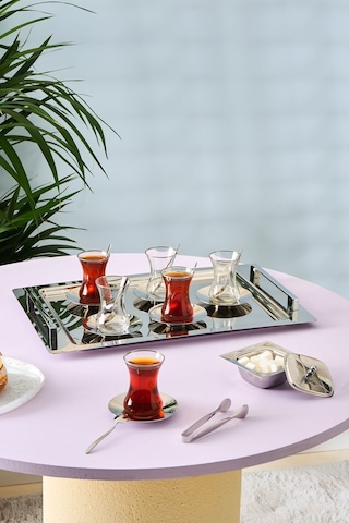 Karaca  Jamıe 40 Parça Çay Seti Platin