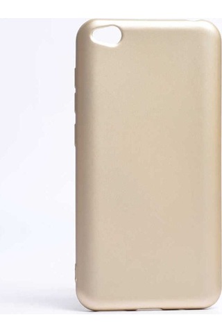 Xiaomi Redmi Go Kılıf Zore Premier Silikon Kapak Gold