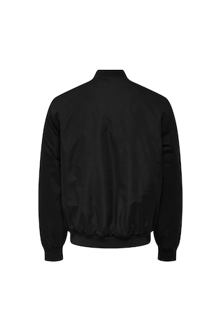 Only & Sons Erkek Russel Padded Siyah Bomber Ceket - 22034701 Siyah