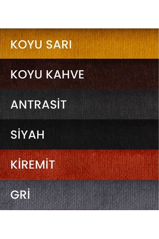 Kadife Dokulu Koyu Kahve Masa Örtüsü Zengin Renk Seçenekli Koyu Kahve