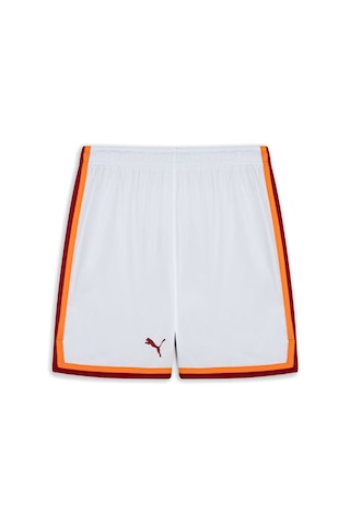 Puma Galatasaray 25/26 Deplasman Basketbol Şortu 692823 01 Beyaz