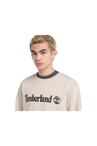 Timberland Tb0a27hc Wwes Crew Neck Rglr Krem Erkek Sweatshirt Krem