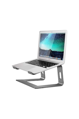 Idock M5 Alüminyum Ergonomik Apple Uyumlu MacBook Bilgisayar Standı Space Gray