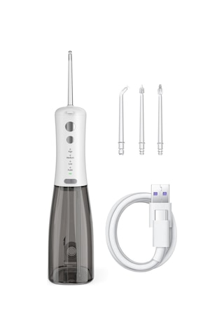 F500 Ipx7 Su Geçirmez 350ml Şarj Edilebilir Taşınabilir El Darbeli Elektrikli Pensesinde Beyaz