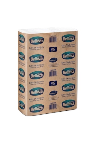 Belleza Z Katlamalı Havlu Peçete 200'lü Belleza Z Katlamalı Havlu Peçete 200'lü