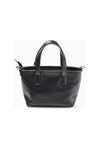 Molene Siyah Püskül Detaylı Mini Tote Çanta