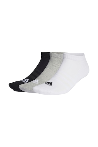 Adidas Yastıklamalı Bileksiz Çorap - 3 Çift Gri Çorap Ic1333 001