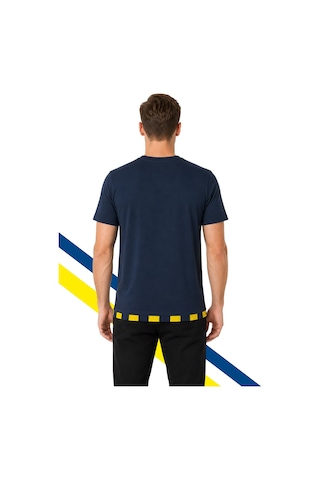 Fenerium Erkek Tribün Tek Renk Logolu T-shirt Lacivert