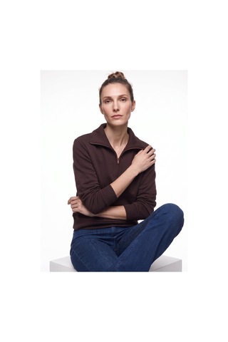 Mustang Mor Kadın Sweatshirt M6wl-swt1548 Kahve