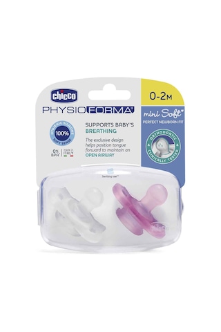Chicco Physioforma Mini Soft 2'li Emzik 0-2 Ay Kız
