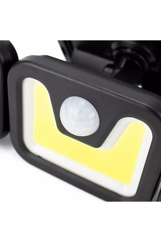Powermaster Mx-w771b Sensörlü 3 Modlu 90 Cob Ledli Solar Aydınlatmalı Duvar Lambası