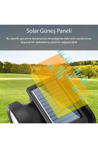 Powermaster Wh-8868a Solar Kafa Lambası