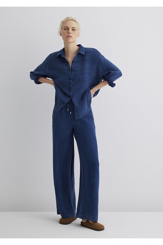 Mavi - Dokulu Indigo Pantolon 1011019-18790 Lacivert
