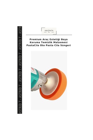 Premium Araç Estetiği Boya Koruma Temizlik Malzemesi Pastacila Oto Pasta Cila Süngeri