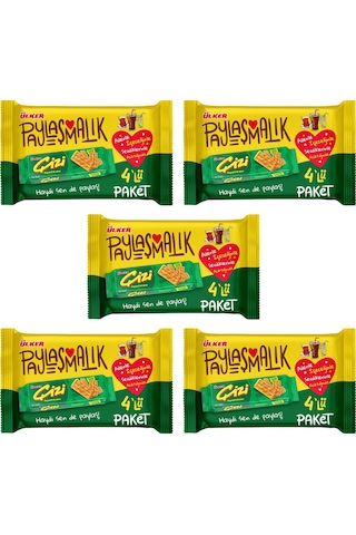 Ülker Çizi Peynirli Kraker 5 x 4'lü 280 G