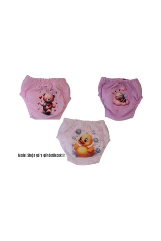 Alıştırma Külodu Suprem Kumaş 3 Adet Pembe Model Stok Durumuna Göre Gönderilir Çok Renkli