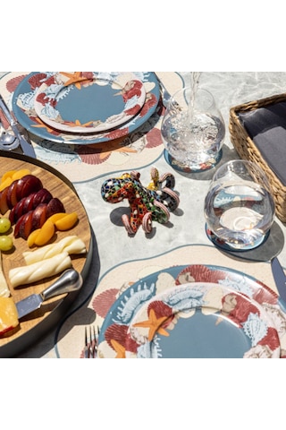 Coral Kağıt Amerikan Servis 39x39 Cm 12'li Paket Beyaz