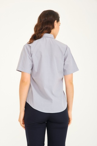 Kadın Yazlık Koyugri Gömlek Koyugri