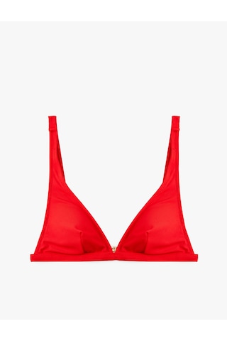 Koton V Yaka Bralet Bikini Üstü Kırmızı 6sak10297mm