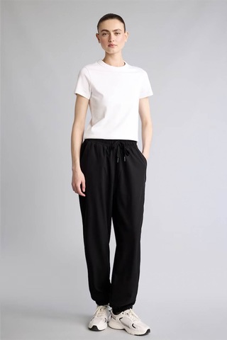 Defacto Standart Fıt Jogger Paça Uzun Sporcu Siyah Kadın Pantolon A2437ax/bk81