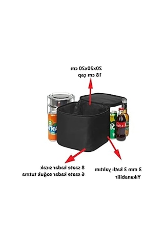 Termal Çanta - Soğuk Ve Sıcak Tutucu 8 Litre Açık Bej