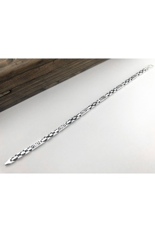 Takıhan 925 Ayar Gümüş Erkek Bileklik Gümüş