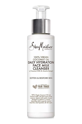Shea Moisture %100 Saf Hindistan Cevizi Yağlı Günlük Nemlendirici Yüz Temizleme Sütü 112 ML
