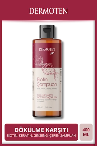Dermoten Biotin Dökülme Karşıtı Şampuan 400 ML