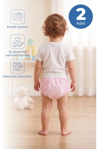 Babyjem Alıştırma Külodu 2'li Paket 3 Yaş Pembe
