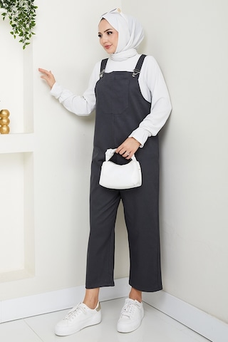 Tek Cepli Bahçıvan Tulum 1553 - Antrasit Antrasit