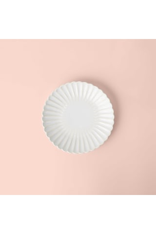 Linens Coral Pasta Tabağı 20,5 Cm Ekru Ekru