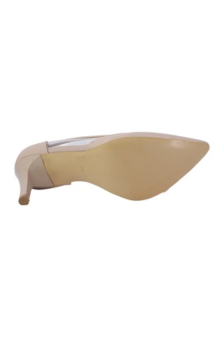 Hobby 26612 Hakiki Deri Stiletto Kadın Ayakkabı Ten