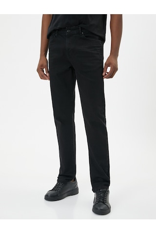 Koton Slim Fit Kot Pantolon - Brad Jean Siyah 4sam40188nd 4SAM40188ND999 Siyah