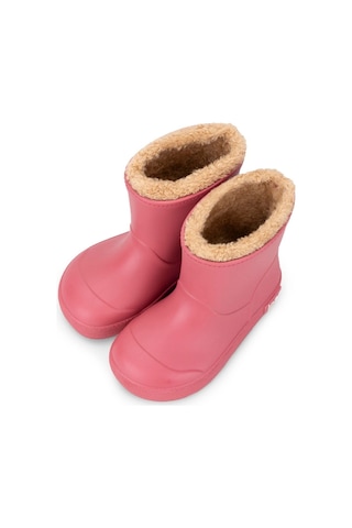 Igor Yogi Borreguito Kız Çocuk Kürklü Yağmur Çizmesi - Frambuaz W10306-133 Koyu Pembe