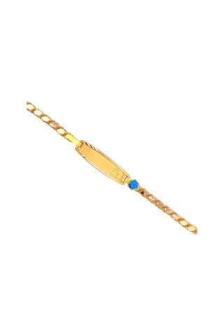 Cigold Taşlı Çocuk Bileklik 14 Ayar Altın 1.84 Gr Oa-c11203029266 Renkli Çok Renkli