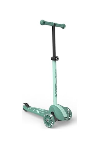 Highwaykick 3s Çocuk Scooter'ı, 3 Yaşından İtibaren, Yüksekliği Ayarlanabilir, 2 Kademeli Direksiyon, Led Tekerlekler, Katlanabilir Scooter, Çocuklar İçin, 96 130 Cm Açık Mavi