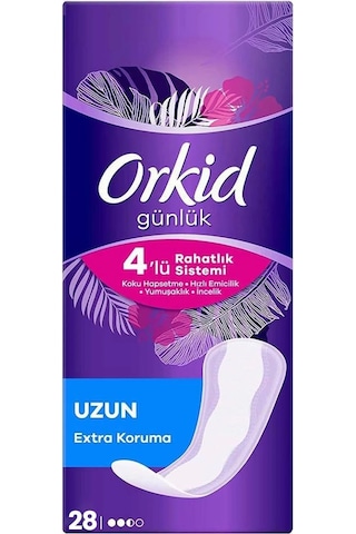 Orkid Günlük Uzun Extra Koruma 28'li 12 Paket