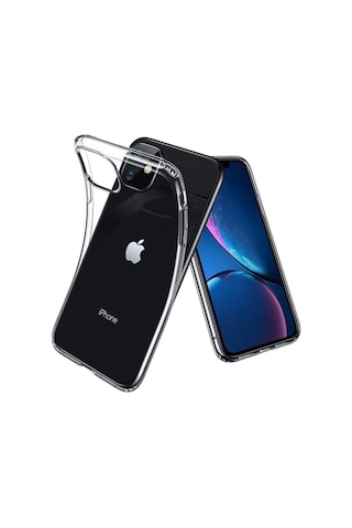 Apple iPhone Uyumlu 11 Pro Max Şeffaf Silikon Premium Kılıf + Kırılmaz Ekran Koruyucu Temperli Cam
