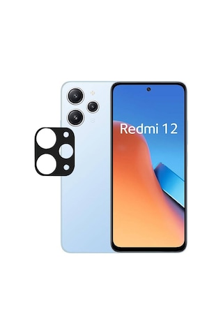 Xiaomi Redmi 12 3d Kamera Camı Koruyucu