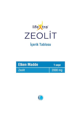 Tab Zeolit 2000 mg 45 Saşe