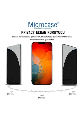 Microcase Google Pixel 10 Pro Fold İle Uyumlu Privacy Gizlilik Filtreli Hayalet Nano Ekran Koruyucu-ekm110