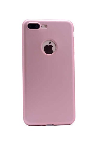 Apple Uyumlu iPhone 7 Plus Kılıf Zore Premier Silikon Kapak Rose Gold