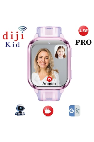 Dijikid 4.5G PRO Görüntülü Görüşmeli Akıllı Çocuk Saati (Distribütör Garantili)