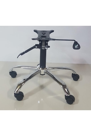 Kamusalmarket Krom Yıldız Ayak+Teker+100 Lük Piston+Çift Kollu Mekanizma