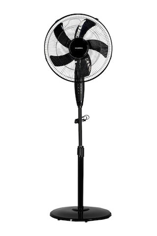 Luxell Kozmit Siyah Vantilatör 16" 5 Pervane 2025