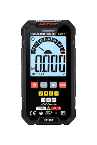 Habotest Ht125a 4000 Sayım Akıllı Dijital Multimetre