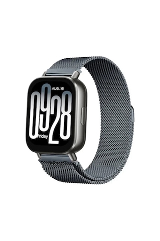Xiaomi Redmi Watch 5 Active / Watch 5 Lite Uyumlu 22mm Örgü Metal Hasır Manyetik Akıllı Saat Kordonu