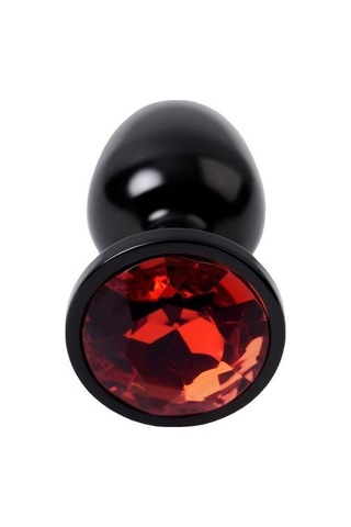 Pembe Tilki Metal Anal Plug Siyah 7 CM