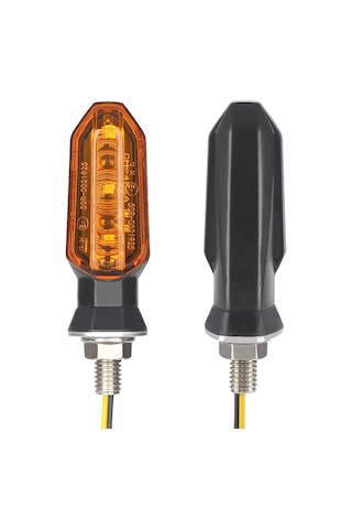 4 Adet Mk-200 3led Vurgu Motosiklet Dönüş Sinyali Işığı Sarı
