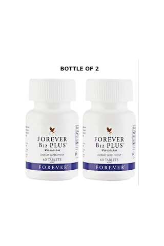 Forever B12 Plus Folik Asit ve B12 İçeren Takviye Edici Gıda 2 x 60 Tablet